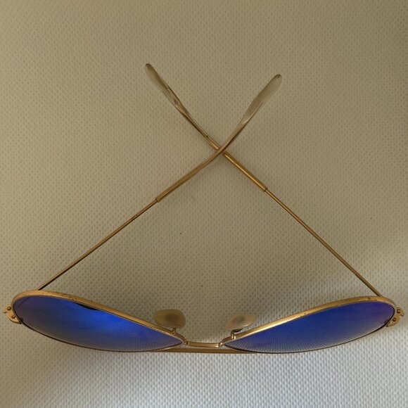 Ray-Ban RB3025 Matte Gold Aviator 112/17 - 810-LR-07 - Picture 4 of 12